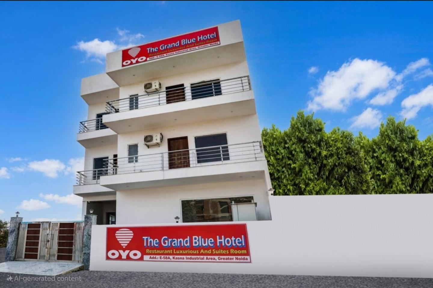 The Grand Blue Hotel Greater Noida Exterior foto