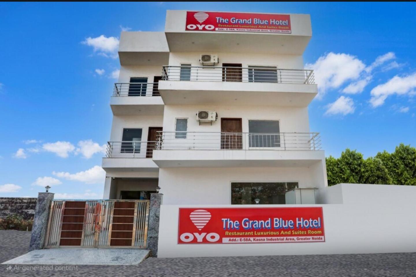 The Grand Blue Hotel Greater Noida Exterior foto